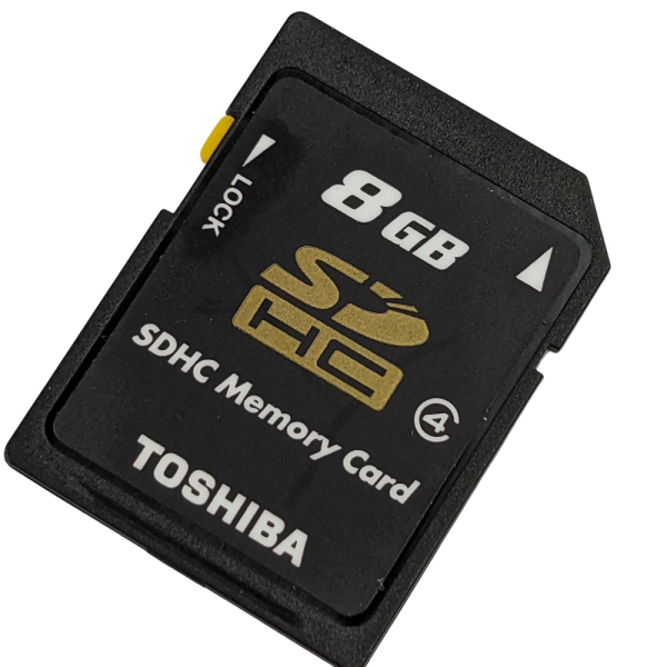Toshiba 8GB SDHC SD Memory Card